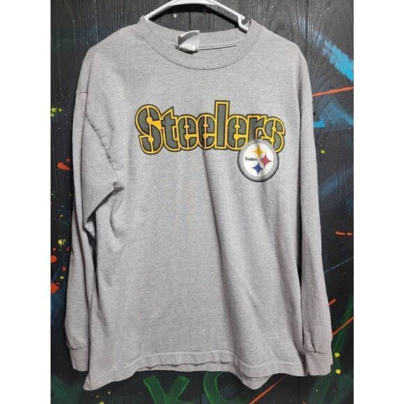 Pittsburgh Steelers Long Sleeve Shirt SZ L #069‎ - Picture 1 of 4
